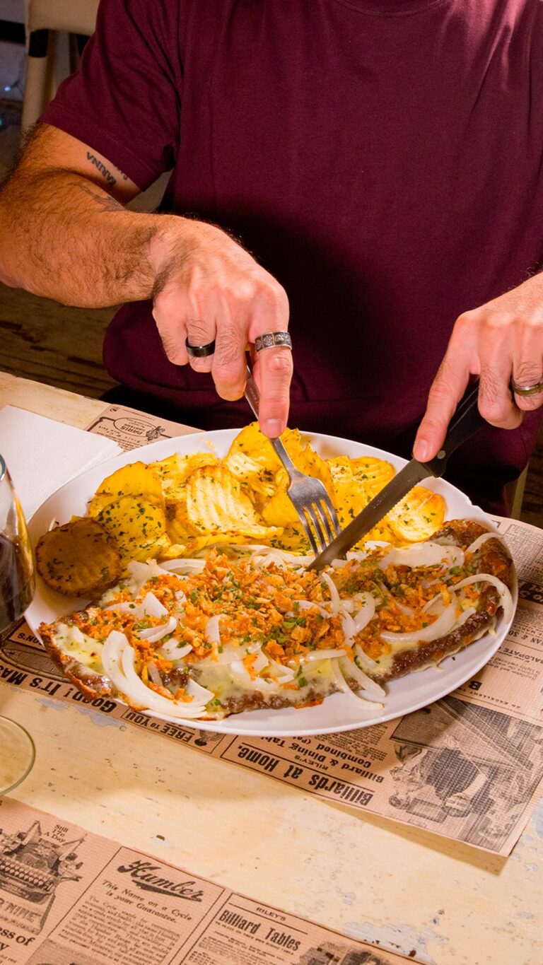 Comida en grupo en Argentinísimo
